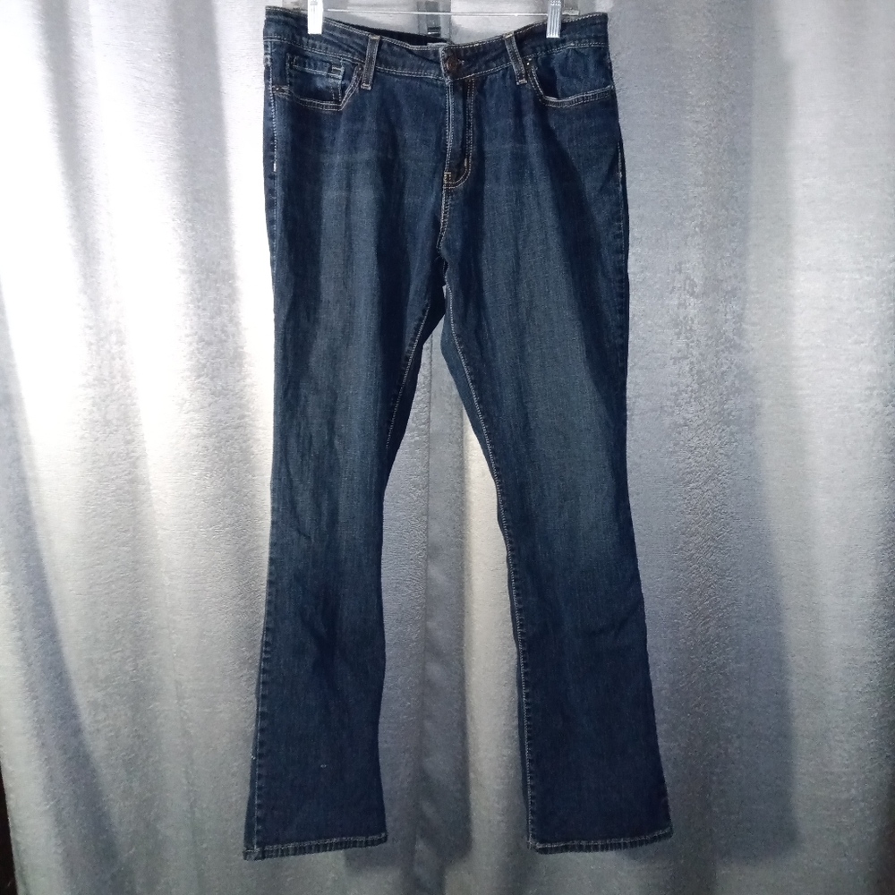 Mid Rise Dark Wash Jeans